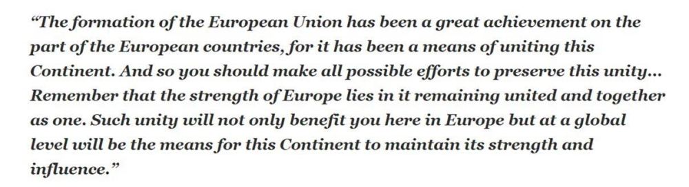 Khalifa of Islam quote on EU copy